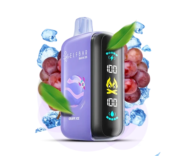 Одноразка Pod Elf Bar RAYA D3 23 мл 5% 25000 Grape Cherry (Виноград + Вишня)