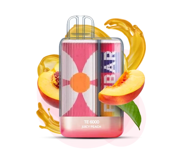 Одноразка Pod Elf Bar TE6000 15 мл 5% (перезаряжаемая) Juice Peach (Персик)