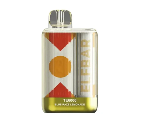 Одноразка Pod Elf Bar TE6000 15 мл 5% (перезаряжаемая) Blue Razz Lemonade (Малина + черника) - Фото 2