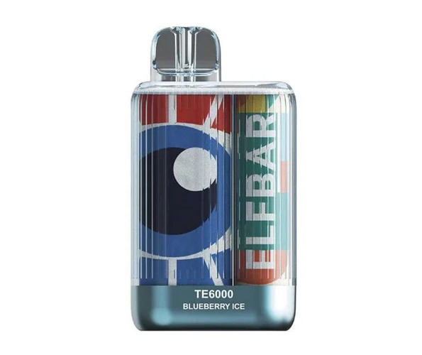 Одноразка Pod Elf Bar TE6000 15 мл 5% (перезаряжаемая) Blueberry (Черника) - Фото 3