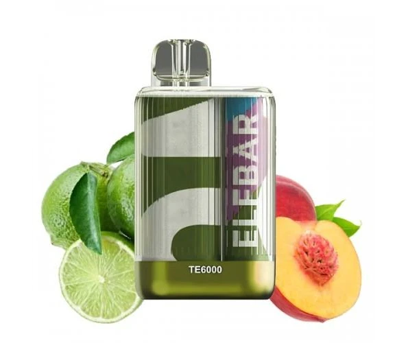 Одноразка Pod Elf Bar TE6000 550mAh 15 мл Peach Lime 5% (Персик + Лайм)