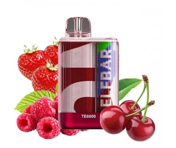 Одноразка Pod Elf Bar TE6000 550mAh 15 мл Strawberry Raspberry Cherry 5% (Клубника + Малина + Вишня)