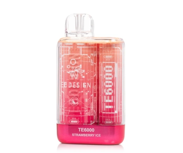 Одноразка Pod Elf Bar TE6000 15 мл 5% (перезаряджається) Strawberry (Полуниця) - Фото 3