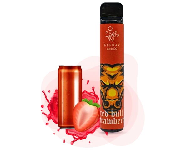 Одноразка Pod Elf Bar 1500 4,8 мл 5% Strawberry Еnergy (Клубничный енергетик)