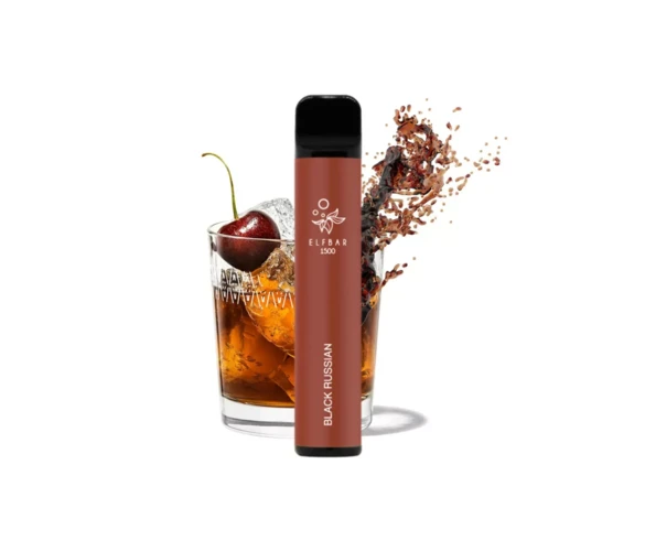 Одноразка Pod Elf Bar 1500 4,8 мл 5% Black Russia (Тютюн з кремом)