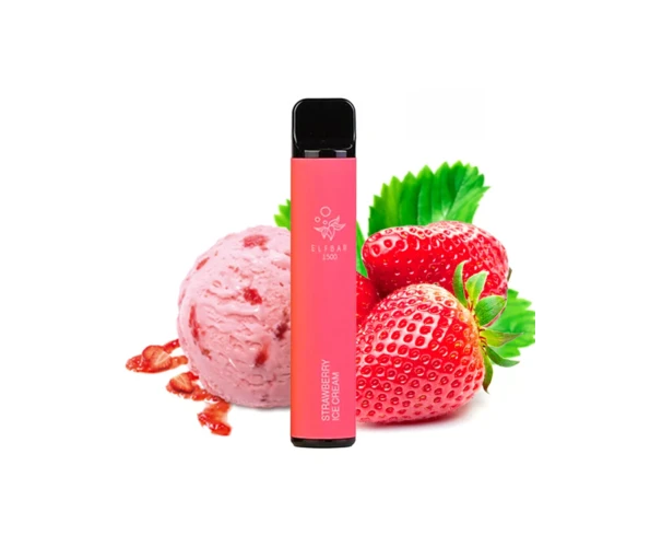 Одноразка Pod Elf Bar 1500 4,8 мл 2% Strawberry Ice Cream (Полуничне морозиво)