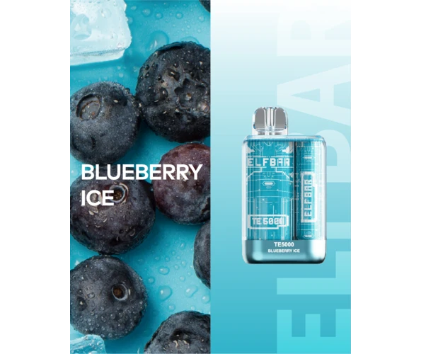 Одноразка Pod Elf Bar TE 5000 13.5 мл 5% Blueberry Ice (Черника со льдом)