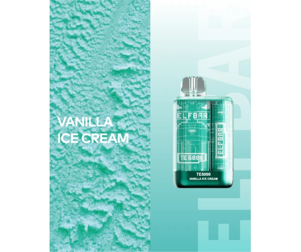 Одноразка Pod Elf Bar TE 5000 13.5 мл 5% Vanilla Ice Cream (Ванильное мороженое)