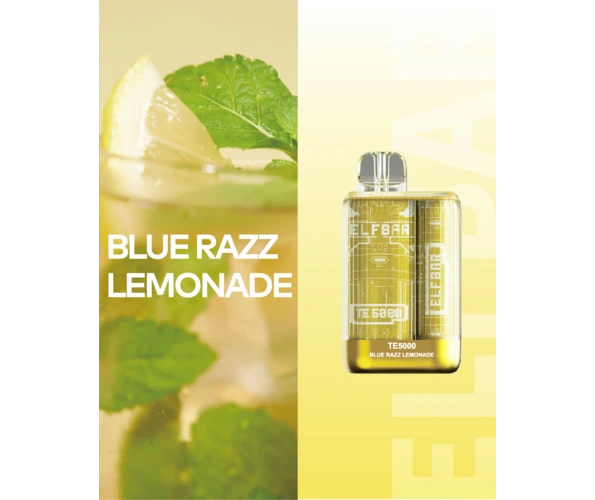 Одноразка Pod Elf Bar TE 5000 13.5 мл 5% Blue Razz Lemonade (Черника + малина)