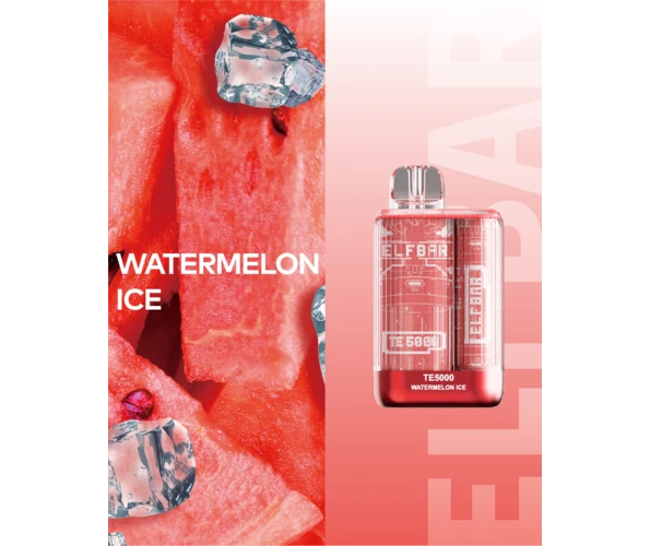 Одноразка Pod Elf Bar TE 5000 13.5 мл 5% Watermelon Ice (Кавун з льодом)