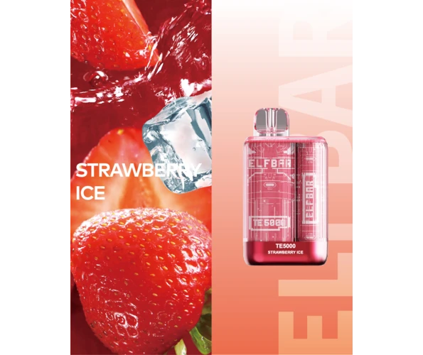Одноразка Pod Elf Bar TE 5000 13.5 мл 5% Strawberry Ice (Клубничный лед)