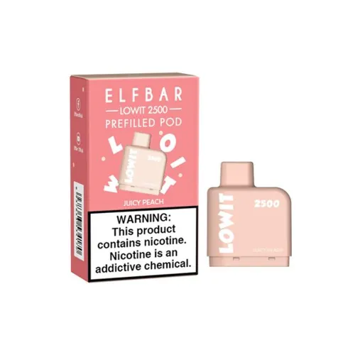 Картридж для вейпа Elf Bar Lowit 2500 Juicy Peach 5% - Фото 4