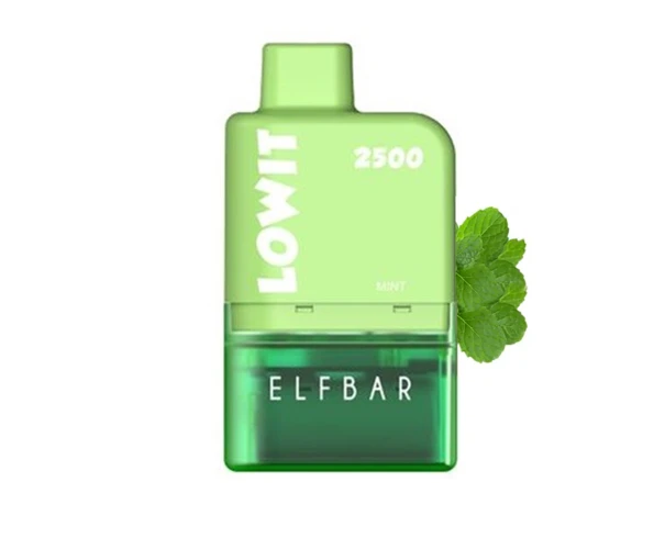 Elfbar Lowit 2500 Prefilled Pod Starter Kit 500mAh Green Mint (Мята)