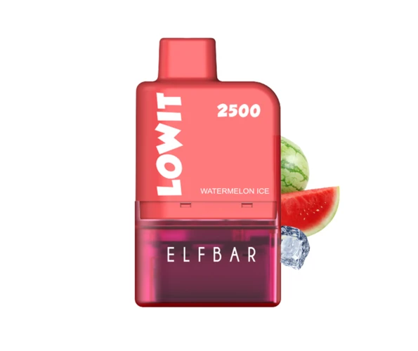 Elfbar Lowit 2500 Prefilled Pod Starter Kit 500mAh Red Watermelon Ice (Кавун з льодом)