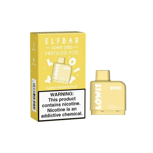 Картридж для вейпу Elf Bar Lowit 2500 Mango Passion Fruit 5% - Фото 4