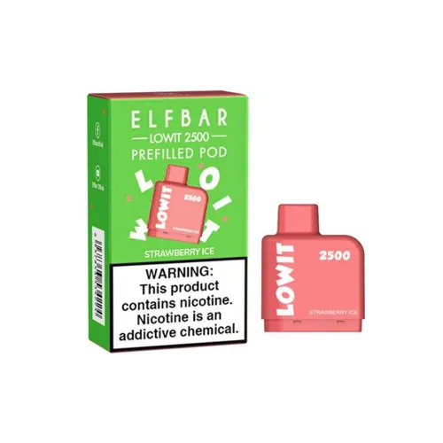 Картридж для вейпу Elf Bar Lowit 2500 Strawberry Ice 5% - Фото 4