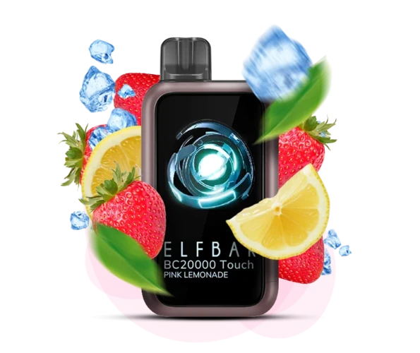 Одноразка Pod Elf Bar BC20000 Touch 750mAh Pink Lemonade 5% (Ягодный лимонад)