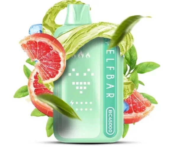 Одноразка Pod Elf Bar BC45000 25 мл Grapefruit Green Tea 5% (Грейпфрут + Зелений чай)