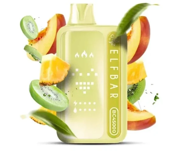 Одноразка Pod Elf Bar BC45000 25 мл Kiwi Pineapple Peach 5% (Киви + Ананас + Персик)