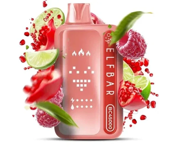 Одноразка Pod Elf Bar BC45000 25 мл Pomegranate Raspberry Lime 5% (Гранат + Малина + Лайм)