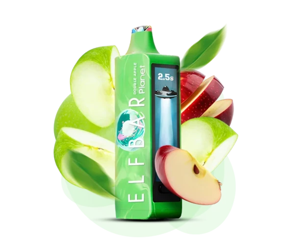 Одноразка Pod Elf Bar Planet 25000 800 mAh Double Apple 5% (Подвійне Яблуко)