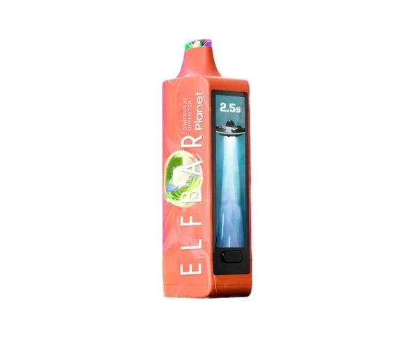 Одноразка Pod Elf Bar Planet 25000 800 mAh Grapefruit Green Tea 5% (Грейпфрут + Зелений чай) - Фото 2