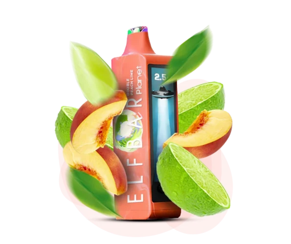 Одноразка Pod Elf Bar Planet 25000 800 mAh Double Peach Lime 5% (Персик + Лайм)