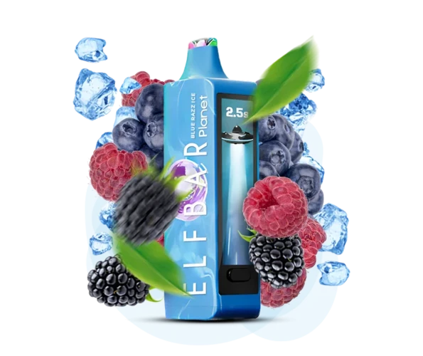 Одноразка Pod Elf Bar Planet 25000 800 mAh Blue Razz Ice 5% (Лимонад із блакитною малиною)