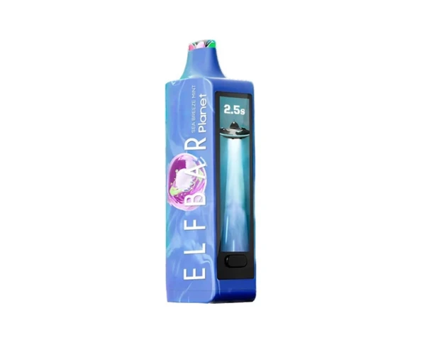 Одноразка Pod Elf Bar Planet 25000 800 mAh Sea Breeze Mint 5% (Морской бриз + Мята) - Фото 2