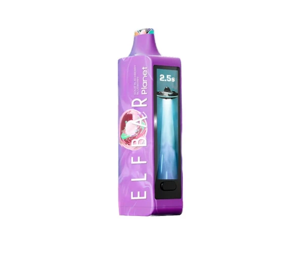 Одноразка Pod Elf Bar Planet 25000 800 mAh Sour Blackberry Blueberry 5% (Кисла ожина + Голубика) - Фото 2
