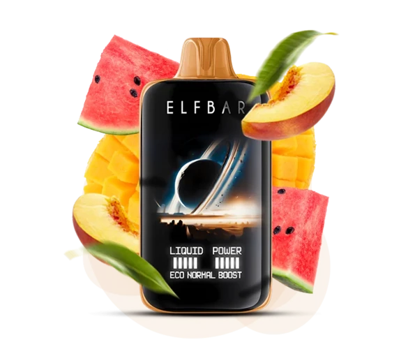 Одноразка Pod Elf Bar Moon Night 40000 850 мАг Mango Peach Watermelon 5% (Манго + Персик + Кавун)
