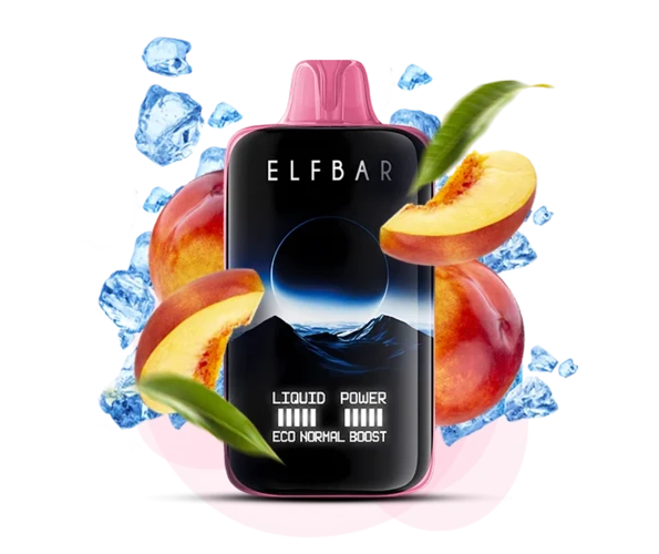 Одноразка Pod Elf Bar Moon Night 40000 850 mAh Peach Ice 5% (Персик)