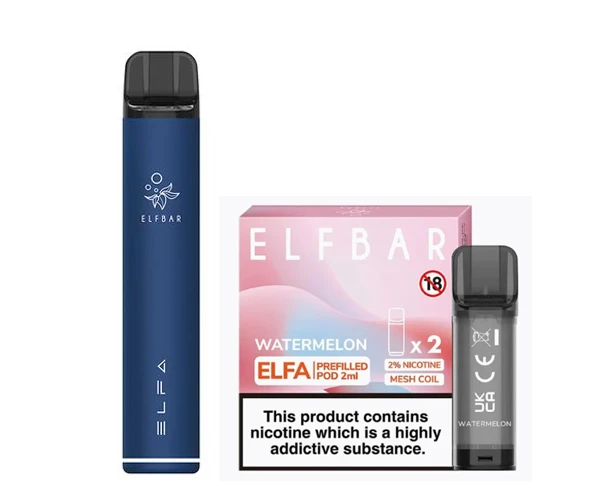 Elf Bar Elfa Pod Prefilled Starter Kit 850mAh Watermelon Navy
