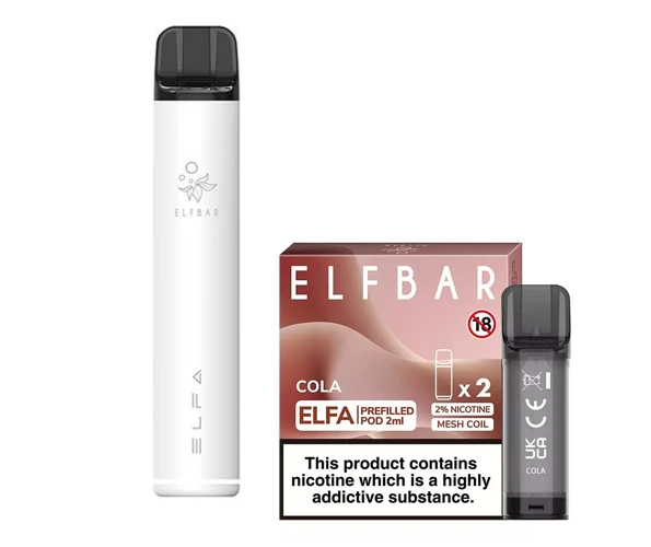 Elf Bar Elfa Pod Prefilled Starter Kit 850mAh Cola White