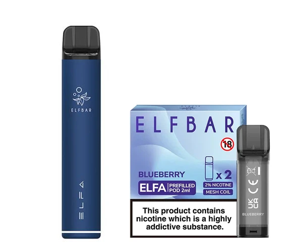 Elf Bar Elfa Pod Prefilled Starter Kit 850mAh Blueberry Navy