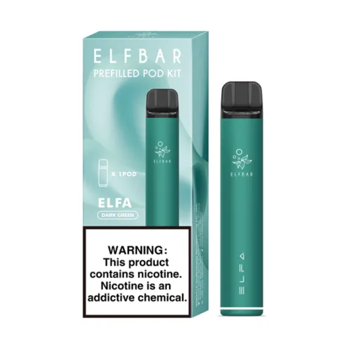 Elf Bar Elfa Pod Prefilled Starter Kit 850mAh Green - Фото 3