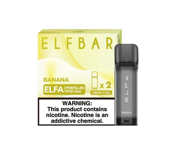 Картриджи для вейпа Elf Bar Elfa 2 мл 5% Banana 2 шт. (Банан)