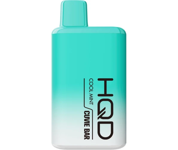 Одноразовий Pod HQD Cuvie Bar 7000 Cool Mint 5% (Морозна м'ята)