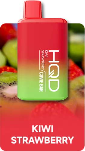 Одноразовий Pod HQD Cuvie Bar 7000 Kiwi Strawberry 5% (Ківі з полуницею) - Фото 3