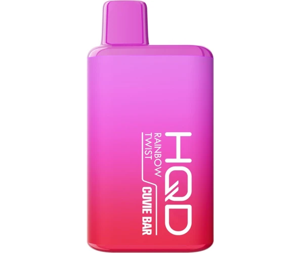 Одноразовий Pod HQD Cuvie Bar 7000 Rainbow Twist 5% (Різнокольорові льодяники)