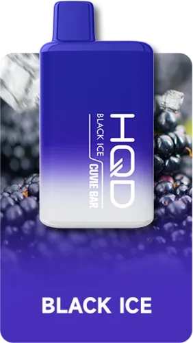 Одноразовый Pod HQD Cuvie Bar 7000 Black Ice 5% (Ежевика со льдом) - Фото 3