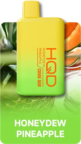 Одноразовый Pod HQD Cuvie Bar 7000 Honeydew Pineapple 5% (Сладкий ананас) - Фото 3