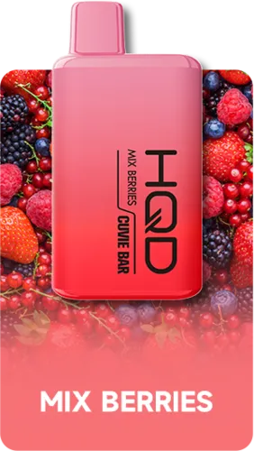 Одноразовый Pod HQD Cuvie Bar 7000 Mix Berries 5% (Лесные яггоди) - Фото 3