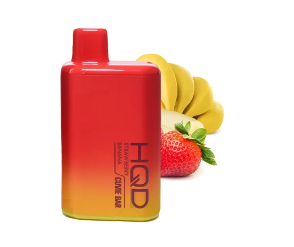 Одноразовый Pod HQD Cuvie Bar 7000 Strawberry Banana 5% (Клубника с бананом)