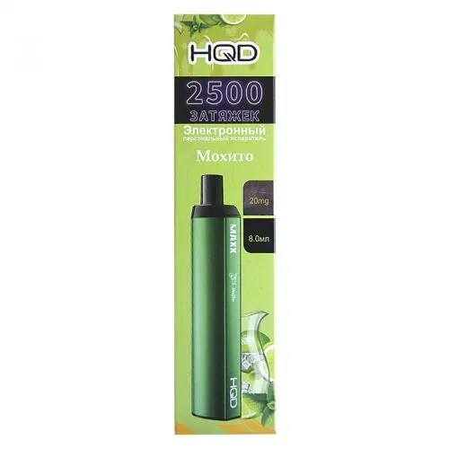 Одноразовый Pod HQD MAXX Mojito 2% (Мохито) - Фото 2