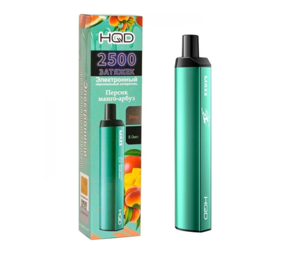 Одноразовый Pod HQD MAXX Mango Peach Watermelon 2% (Манго с персиком и арбузом)
