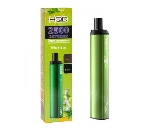 Одноразовий Pod HQD MAXX Mojito 2% (Мохіто)