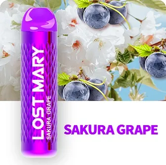 Одноразка Pod Lost Mary 3000 1250 mAh Standard Edition Sakura Grape 5% (Цвет вишни с виноградом) - Фото 4