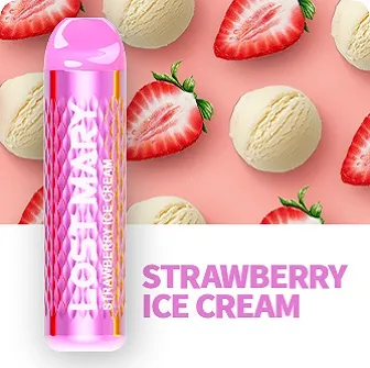Одноразка Pod Lost Mary 3000 1250 mAh Standard Edition Strawberry Ice Cream 5% (Полуничне морозиво) - Фото 4