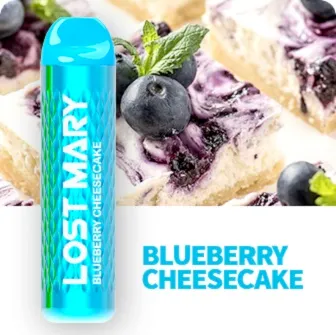 Одноразка Pod Lost Mary 3000 1250 mAh Standard Edition Blueberry Cheesecake 5% (Чорничний чизкейк) - Фото 3